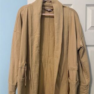 Knox Rose Tan Open Front Cardigan!